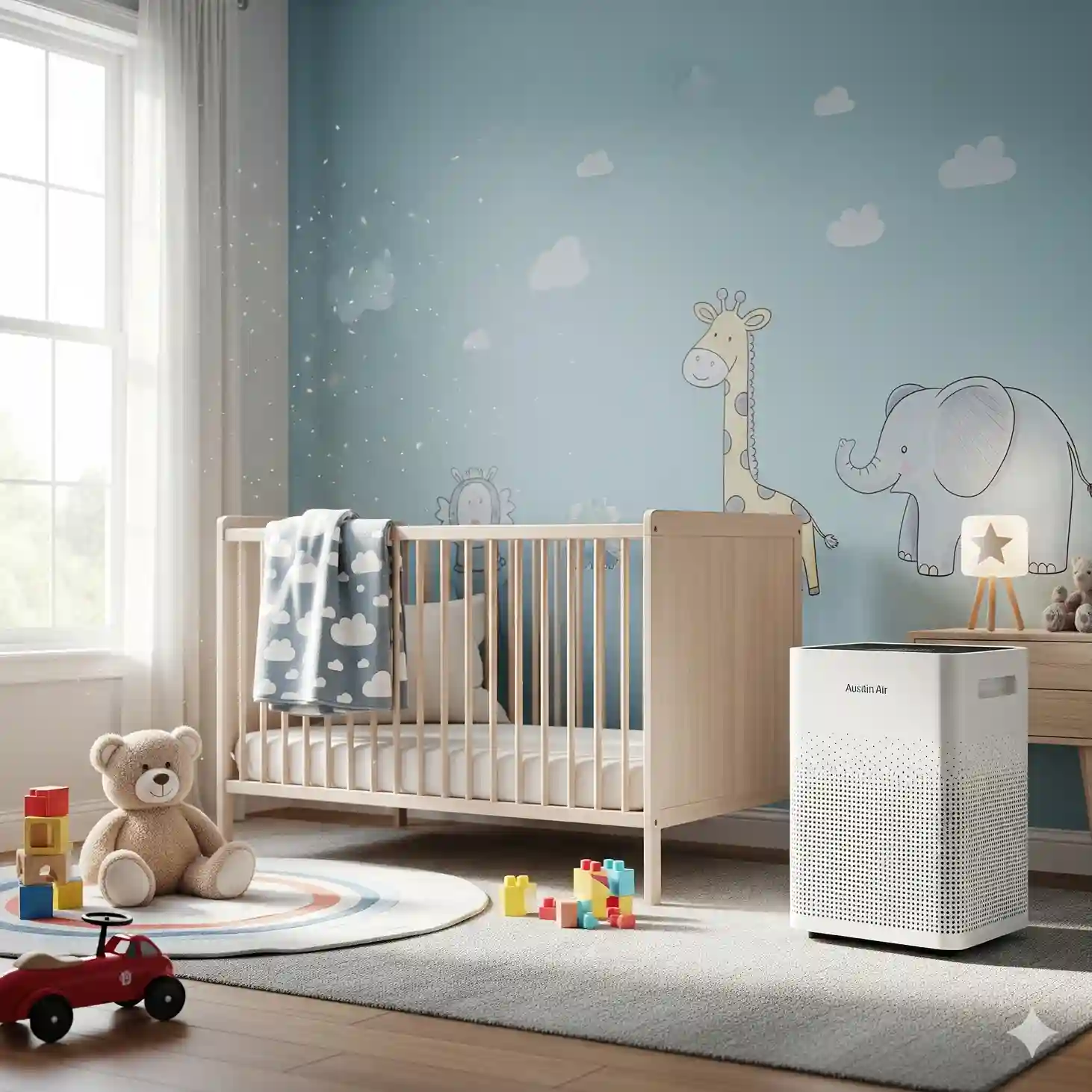 Austin Air Healthmate In A Babies Nursery
