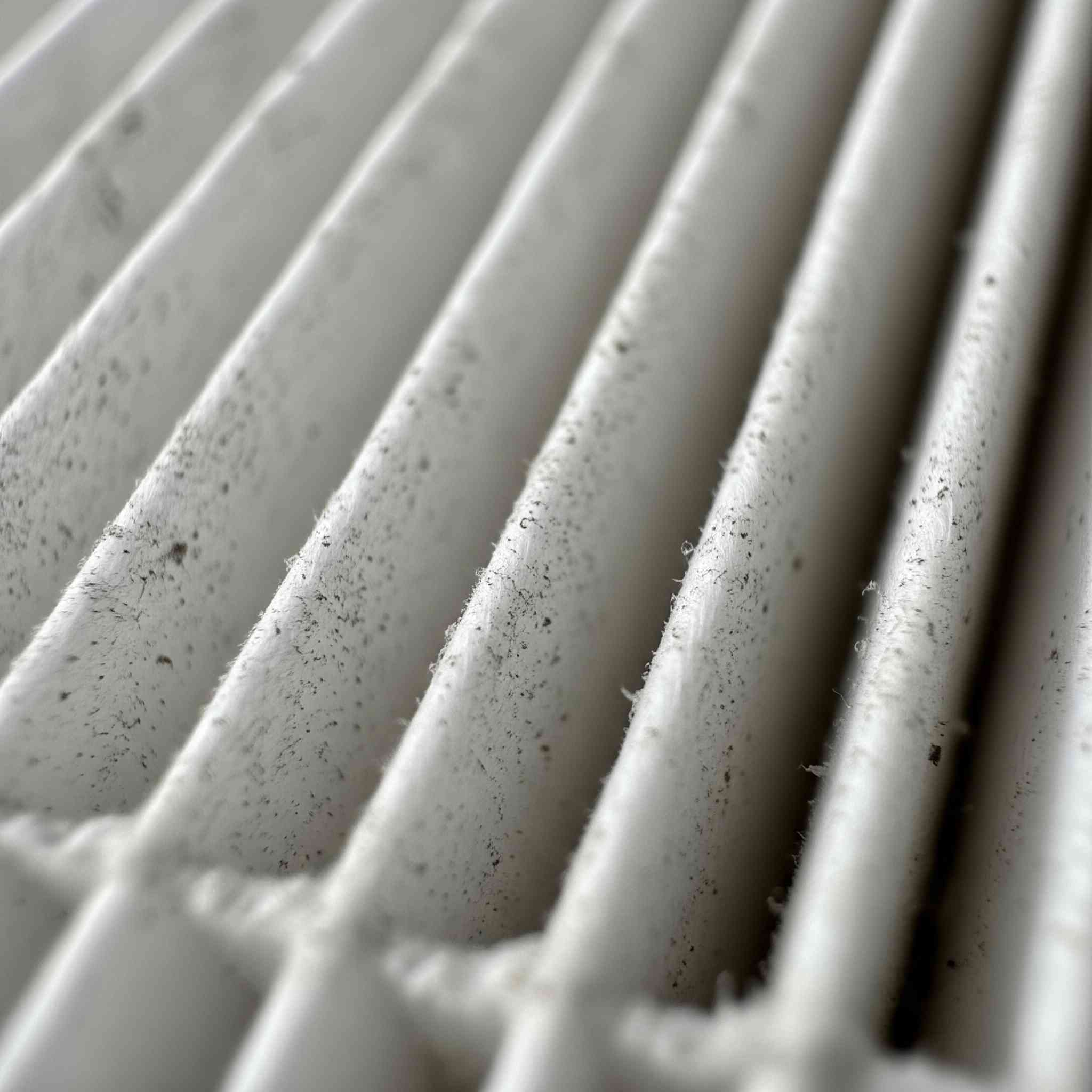 Close Up Of A Pleated Hepa Filter