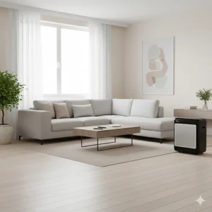 Coway Air Mega 200M In A Modern Living Room