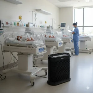 Honeywell HPA300 In A Baby Ward