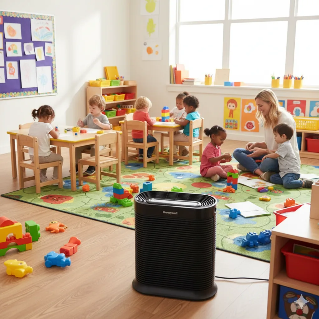 Honeywell HPA300 In A Toddler Classroom