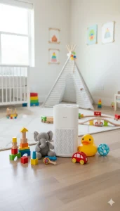 Levoit Core 600S In A Kids Room Surrounded By Toys