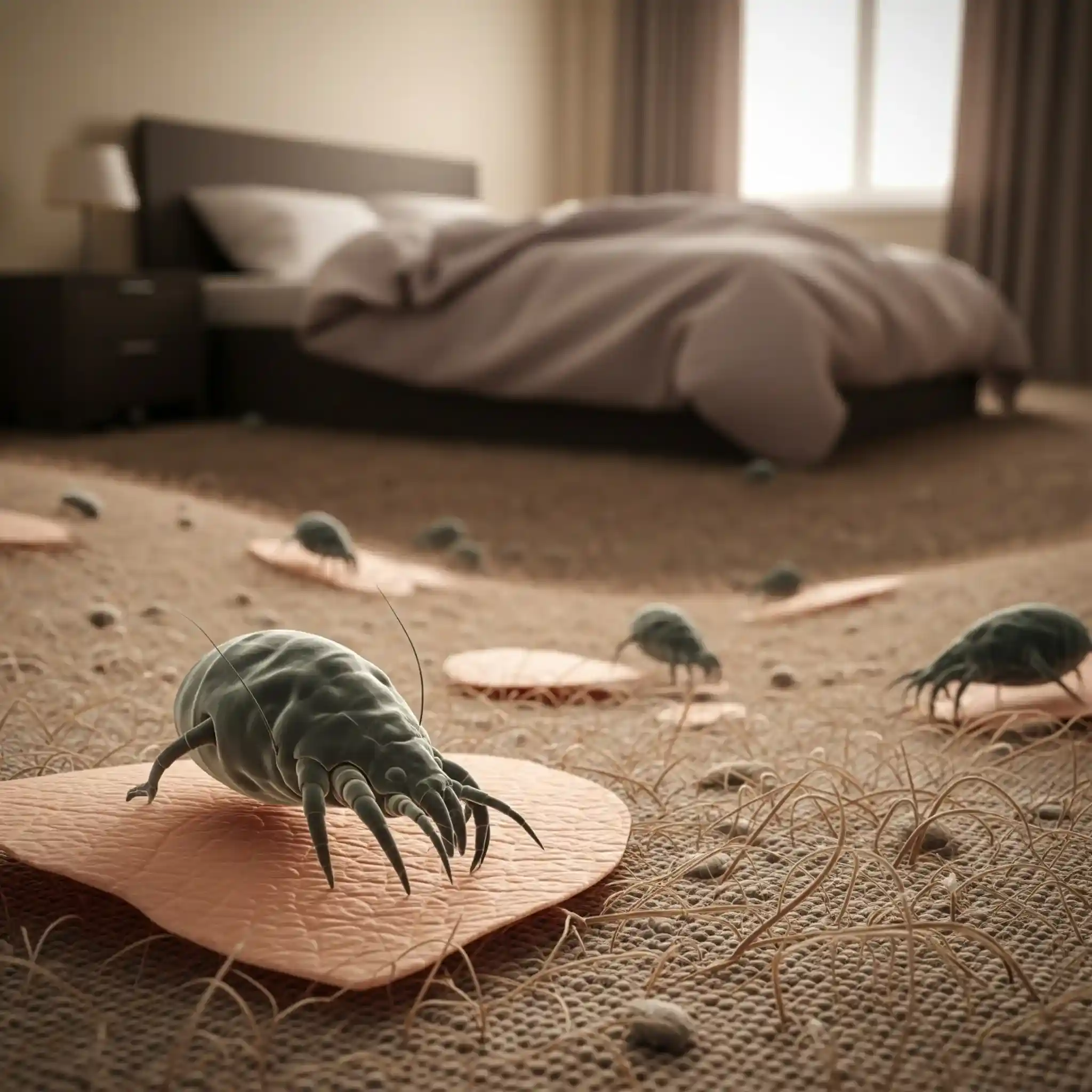 air purifier for dust mites in a room