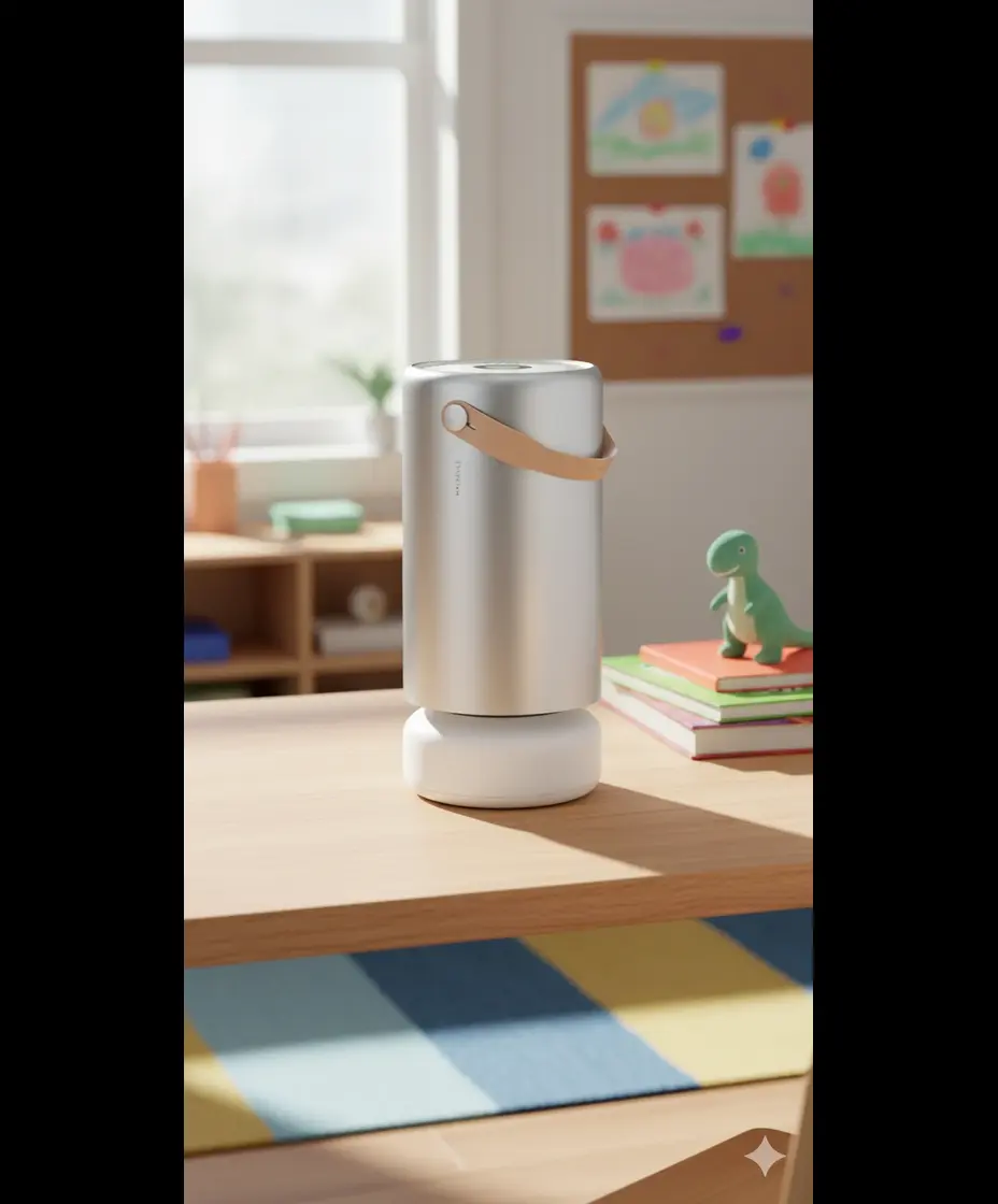 Molekule Air Pro In A Kids Room