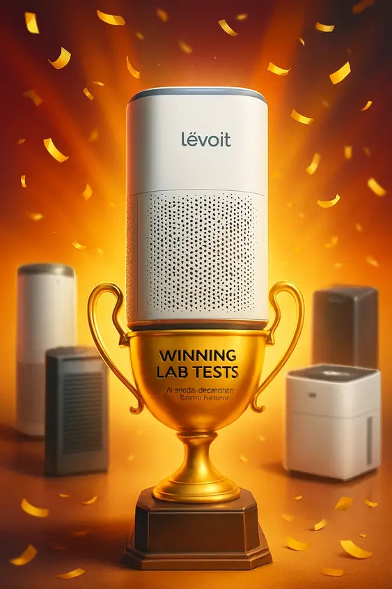 Image Depicting Levoit Everest Air Purifier Winning Lab Tests Across Its Features.best Voc Air Purifier