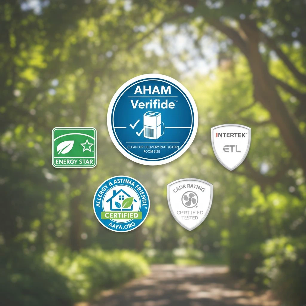 Image Depicting Logos Of Certified Bodies That Certify Air Purifiers