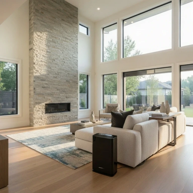 Puro Air 400 Purifier In A Large Beautiful Modern Home