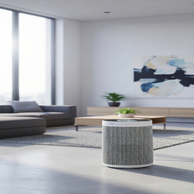 Winix T810 Air Purifier Staged In A Beautiful Modern Home