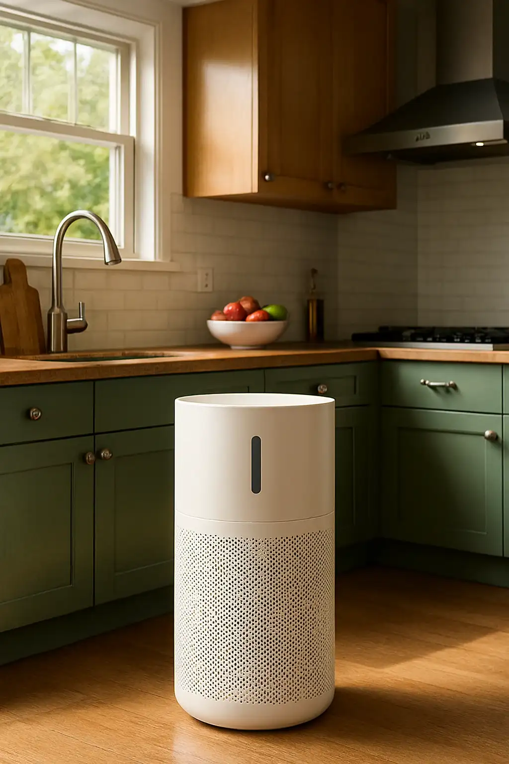 Air Purifier In A Rustic Kitchen For Featured Port-The Best Air Purifier For Kitchen