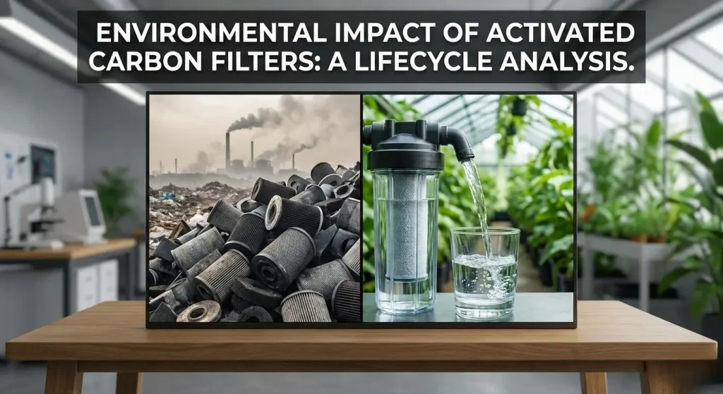 Image Depicting Environmental Impact of Activated Carbon Filters 