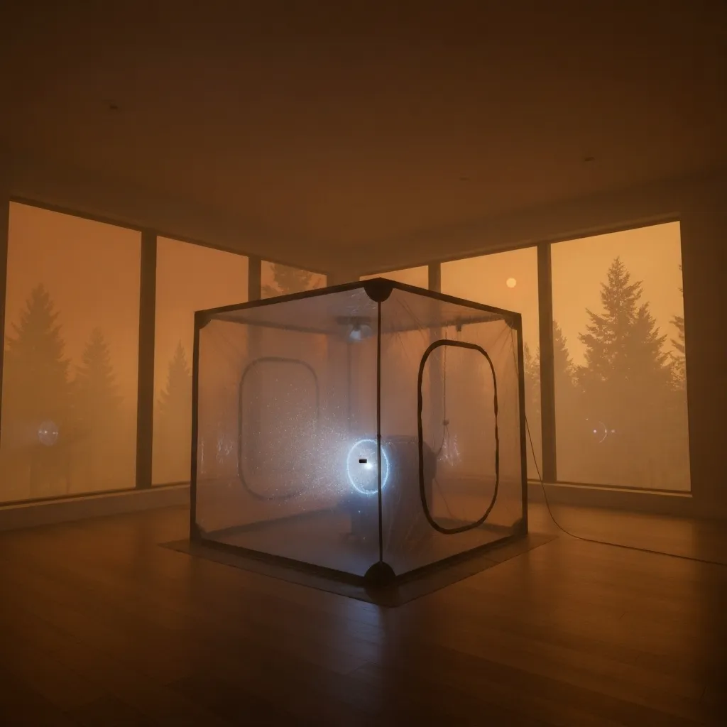 Image Showing A Safe Room For Wildfire Smoke