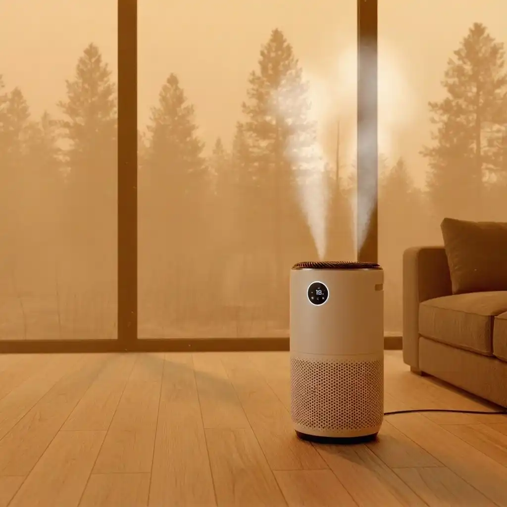 Levoit Core 400S Purifying Wildfire Smoke In A Modern Apartment